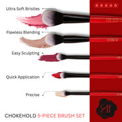 The Statement Set – Lip Gloss + Brush Set