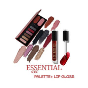 The Essentials Set – Palette + Lip Gloss